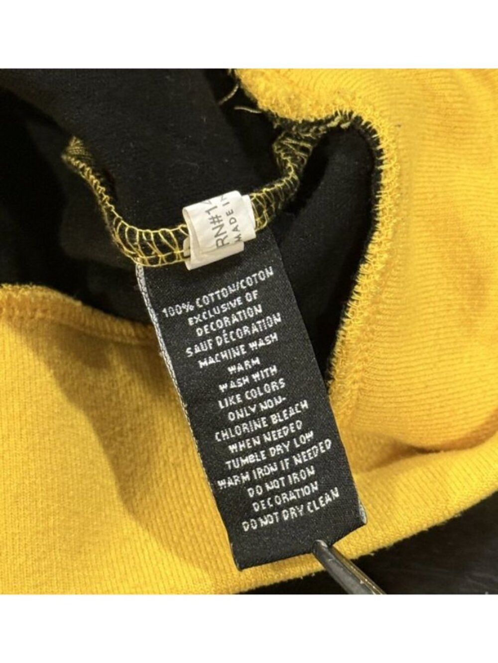 Black Pyramid Sz XL Hoodie Yellow Logo Mens Streetwear Sweatshirt - Picture 5 of 8
